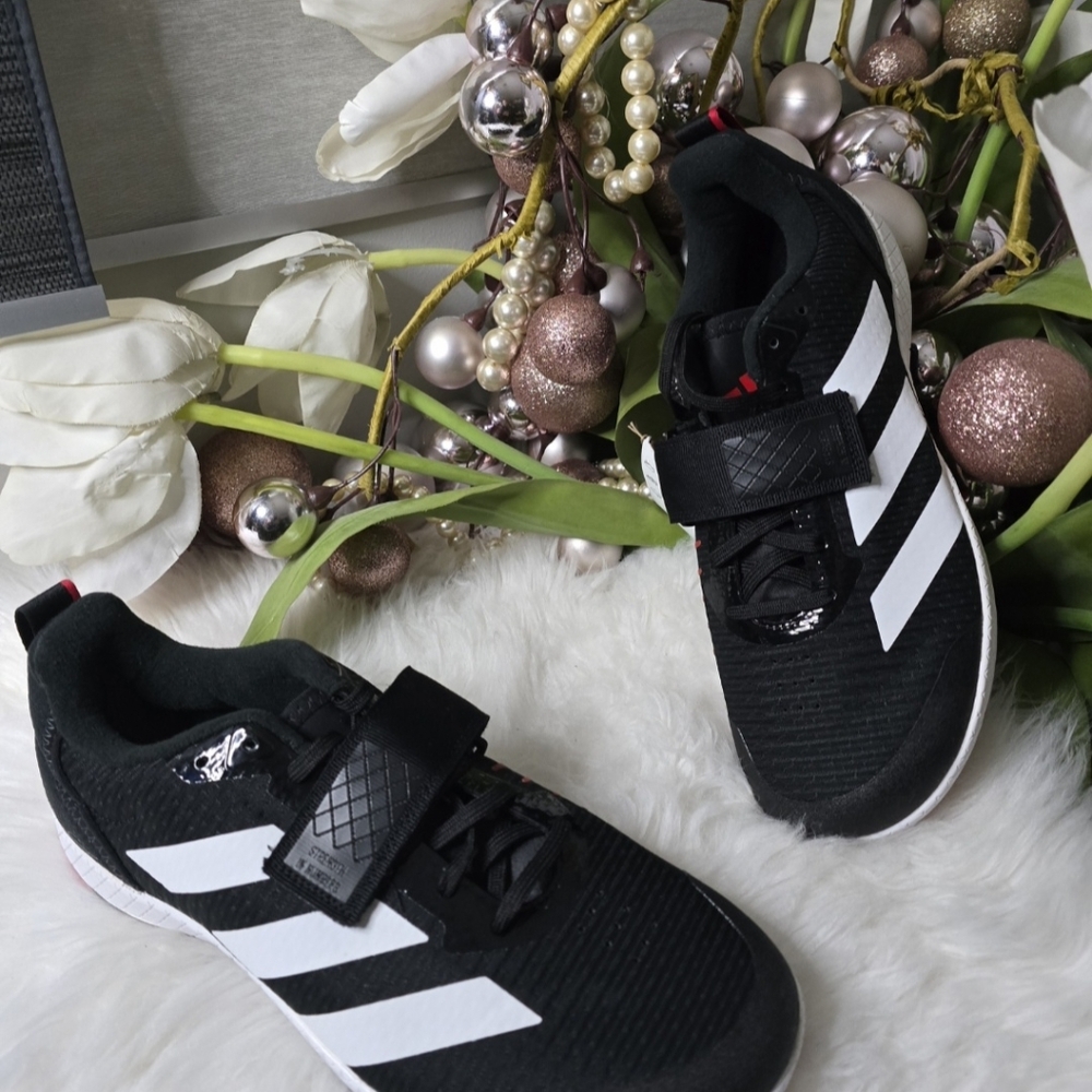 adidas The Total Core Black Cloud White Pure Ruby mens shoes Size8.5Brand new - Picture 2 of 5